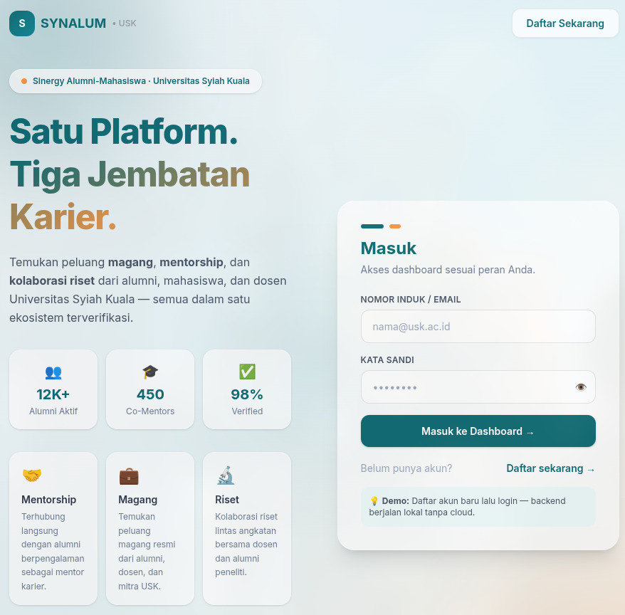 Synalum Dashboard Preview
